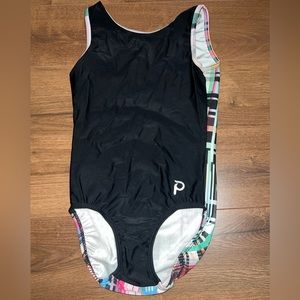 Plum flip side leotard- AS